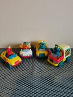 Vintage Sesamstraat autootjes jaren 90, Ophalen, Gebruikt