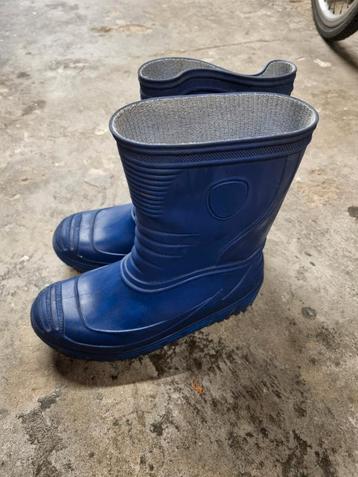 Jongens regenlaarzen blauw maat 35 beschikbaar voor biedingen
