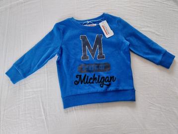 Minoti blauwe jongens sweater maat 86-92 NIEUW beschikbaar voor biedingen
