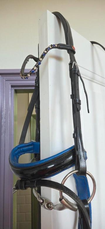Rossner Luca hoofdstel maat pony met Pagony buistrens 11,5cm beschikbaar voor biedingen