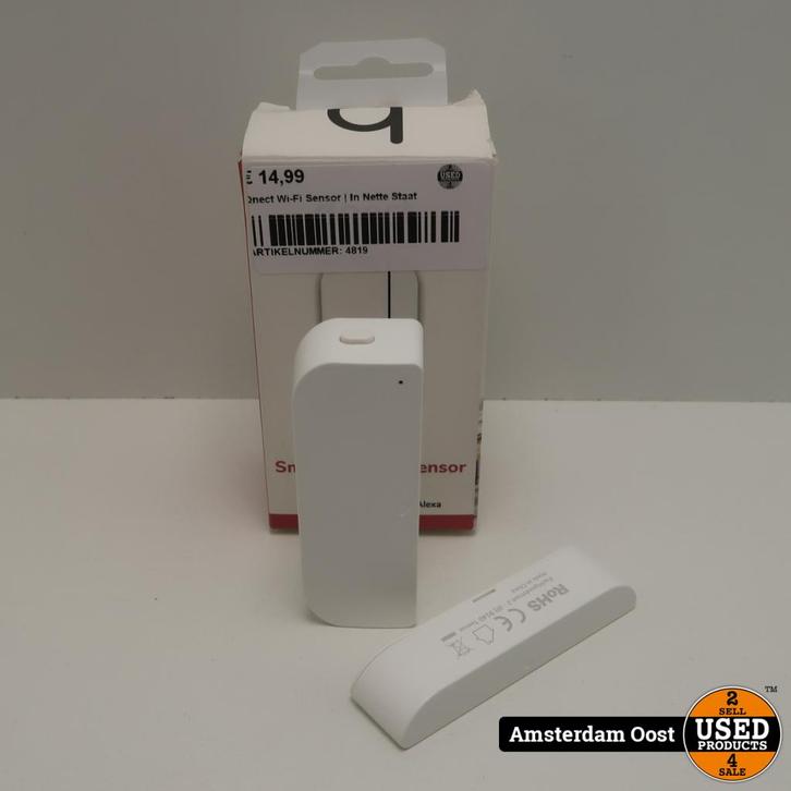 Qnect Wi-Fi Sensor | In Nette Staat, Audio, Tv en Foto, Videobewaking, Zo goed als nieuw
