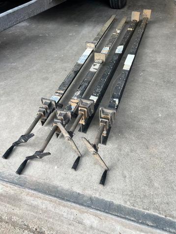 4x lange lijmklem, T-Klem, H-Klem 1500 mm Sergeant beschikbaar voor biedingen