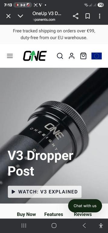 Droppers Nieuw 34.9 31.6 en 30.9 en gebruikt allen over beschikbaar voor biedingen