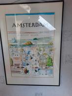 Amsterdam Print van J. Staber, 50x70 cm., Ophalen
