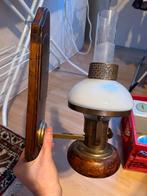Antieke vintage lamp met kap, Antiek en Kunst, Antiek | Lampen, Ophalen of Verzenden