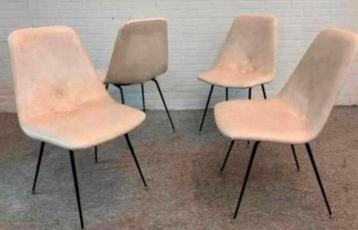 Vintage stoelen Italian Chairs Gastone Rinaldi jaren 50.