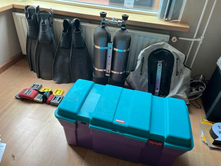 Complete Duikset - Bieden!, Watersport en Boten, Duiken, Gebruikt, Overige typen, Ophalen