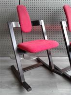 Set van 2x Variér (Stokke) Pendulum (Rood), Prachtig!, Huis en Inrichting, Stoelen, Twee, Metaal, Ophalen of Verzenden, Zo goed als nieuw