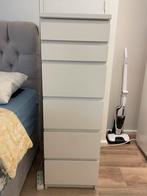 Ikea Malm Ladekast - Wit - 6 Lades, Huis en Inrichting, Kasten | Kledingkasten, Ophalen, Overige materialen, Minder dan 50 cm