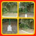 037. Heras Atlas spijlenhekwerk diverse delen 250 hoog, Ophalen, IJzer