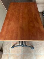 Cafe tafel / horeca tafel  gietijzer onderstel, Ophalen, 100 tot 150 cm, 50 tot 100 cm, Zo goed als nieuw
