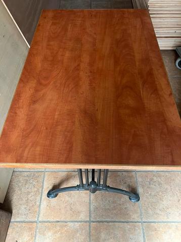 Cafe tafel / horeca tafel  gietijzer onderstel beschikbaar voor biedingen