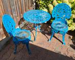 Nostalgische metalen tuinset., Tuin en Terras, Ophalen, Gebruikt, Metaal