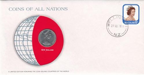 S22-G06-0016 Coins Of All Nations 10 cent  1978 KM41  New Ze, Postzegels en Munten, Munten | Oceanië, Verzenden