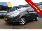 Opel Corsa 1.2 -16V "Satellite" Airco - LMV - 5 Deurs !, Voorwielaandrijving, Stof, Zwart, 4 cilinders
