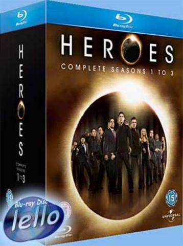 Blu-ray: Heroes, Seizoen 1, 2 & 3, 14-disc Box Set, niet NLO beschikbaar voor biedingen
