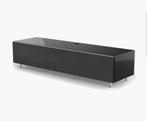 Just Racks zwart hoogglans tv meubel met speakerdoek, Ophalen, 150 tot 200 cm, Minder dan 100 cm, 25 tot 50 cm