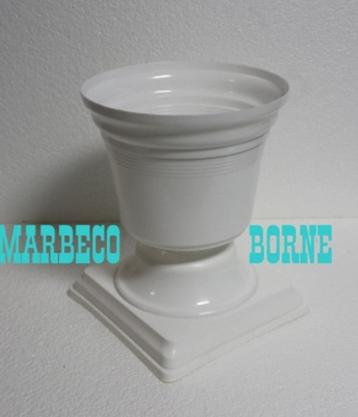 Bloempot, Tuinvaas, Schaalvaas, Graf vaas, Deco vaas Wit beschikbaar voor biedingen
