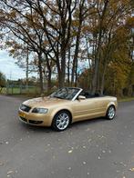 Audi A4 1.8 Turbo Cabriolet Leder Stoelen 2004, Auto's, Voorwielaandrijving, Zwart, Cabriolet, 4 stoelen