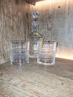 Hoe mooi is dit kristallen whiskey glazen met karaf, Antiek en Kunst, Antiek | Glas en Kristal, Ophalen