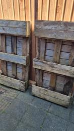 Plantenbakken van pallets, Tuin en Terras, Bloembakken en Plantenbakken, Ophalen, Gebruikt, Rechthoekig, Hout