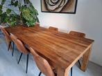 Eettafel Amerikaans notenhout, Huis en Inrichting, Tafels | Eettafels, Ophalen, 200 cm of meer, 50 tot 100 cm, Zo goed als nieuw
