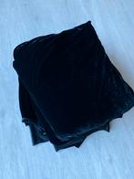 Fluweel Stretch Stof - 10m (2x 5m), Hobby en Vrije tijd, Stoffen en Lappen, Overige materialen, 120 cm of meer, Zwart, Ophalen of Verzenden