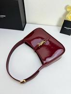 Schoudertas - YSL leer, Verzenden, Zo goed als nieuw, Zwart, Handtas