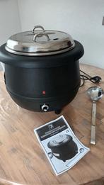 Elektrische soepketel 10 liter met uitscheplepel, Huis en Inrichting, Ophalen, Zo goed als nieuw, Overige materialen