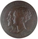 Jac.J. van Goor - Plaquette, 1926 : Wilhelmina en Hendrik, Antiek en Kunst, Kunst | Beelden en Houtsnijwerken, Verzenden