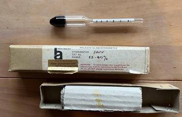 Antieke Glazen Hydrometer 55-80% brouwinstrument whisky beschikbaar voor biedingen
