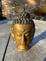 Bronzen Bouddha hoofd, Ophalen of Verzenden