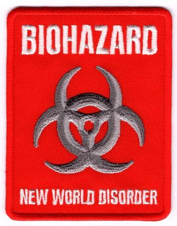 Biohazard New World Disorder stoffen opstrijk patch embleem  beschikbaar voor biedingen
