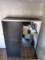 Zwarte kledingkast met spiegel, Huis en Inrichting, Kasten | Kledingkasten, Ophalen, Gebruikt, 100 tot 150 cm, 200 cm of meer