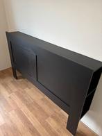 IKEA BRIMNES hoofdeinde 180 cm ZWART, Huis en Inrichting, Slaapkamer | Bedden, Ophalen, Gebruikt