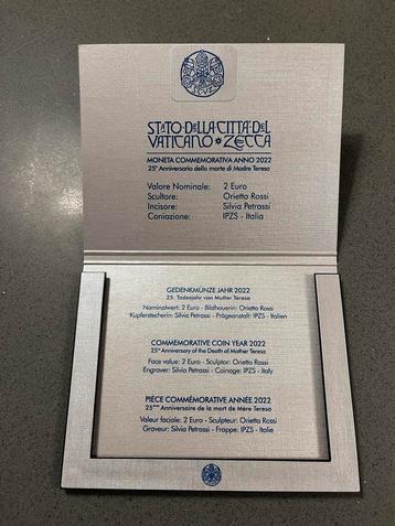 Vaticaan 2 euro 2022 - 125 jaar Paulus VI beschikbaar voor biedingen