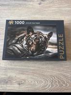 Legpuzzel - Eye of the Tiger - 1000 stukjes, Hobby en Vrije tijd, Denksport en Puzzels, Ophalen of Verzenden, 500 t/m 1500 stukjes