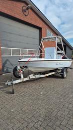 Consoleboot / speedboot 60PK Mercury Powertrim 4 takt 2002, Watersport en Boten, Speedboten, Ophalen, Gebruikt, Minder dan 70 pk