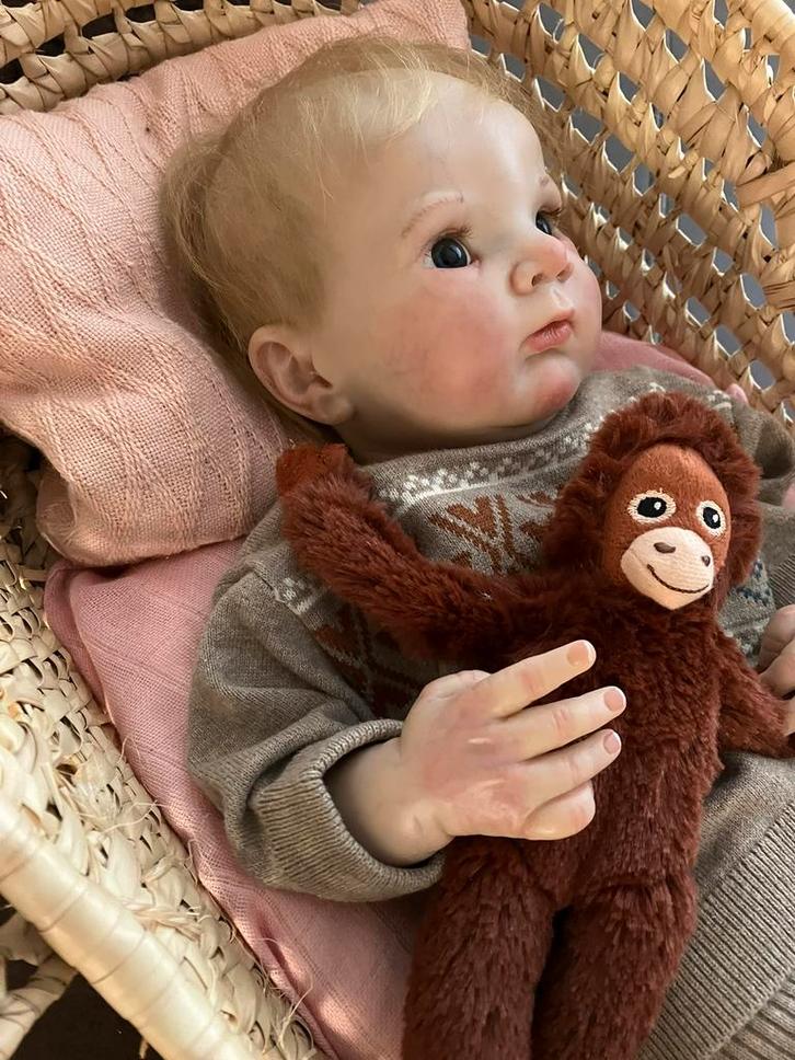 Reborn Babypop Zaza, Verzamelen, Poppen, Nieuw, Overige typen, Levensecht of Reborn, Ophalen of Verzenden