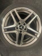 Mercedes Velgen 18 inch met Winterbanden - C/E Klasse, Auto-onderdelen, Banden en Velgen, Ophalen, 18 inch, Banden en Velgen, Winterbanden