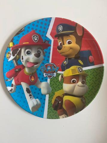 Paw Patrol plat bord als nieuw beschikbaar voor biedingen