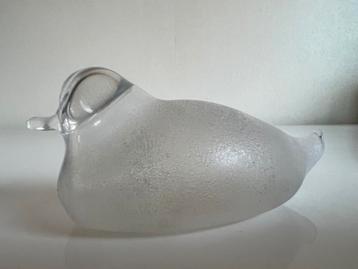 Vintage Design Glass Bird Vogel Glas& Licht Zwitserland 80’s beschikbaar voor biedingen
