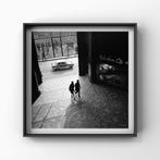 The bag shop, 1960 | vogelperspectief foto kunst mid century, Ophalen of Verzenden, Zo goed als nieuw, Print, Minder dan 50 cm