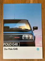 Volkswagen VW Polo G40 brochure september 1991, Verzenden, Zo goed als nieuw, Volkswagen