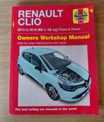 Renault Clio Werkplaatshandboek 2013-2018, Auto diversen, Handleidingen en Instructieboekjes, Ophalen of Verzenden