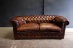Origineel Engelse Chesterfield bank , Ophalen, Minder dan 75 cm, 150 tot 200 cm, Driepersoons