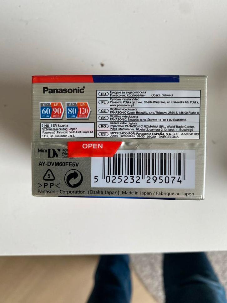 Panasonic Mini DV Cassettes - Nieuw, Audio, Tv en Foto, Accu's en Batterijen, Nieuw, Ophalen of Verzenden