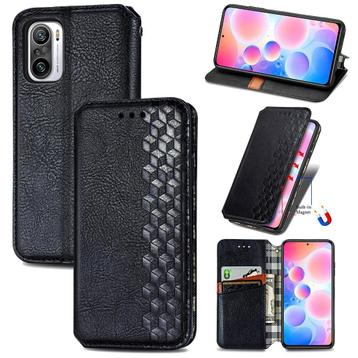 Xiaomi Redmi Note 10 Pro PU Lederen Wallet Cas Set _ Zwart