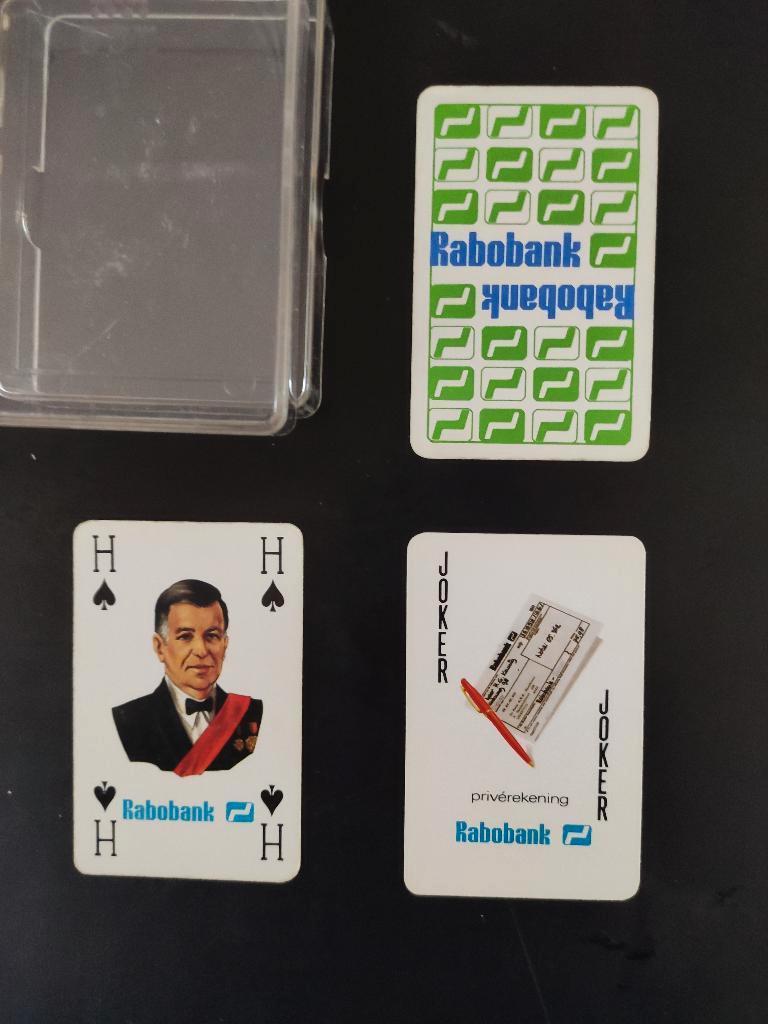 Speelkaarten Rabo, Ophalen of Verzenden, Zo goed als nieuw, Speelkaart(en)