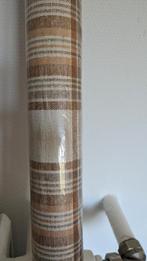 Retro Vintage Franse behang rol bruin beige ruit, Bruin, Minder dan 10 m², Ophalen of Verzenden